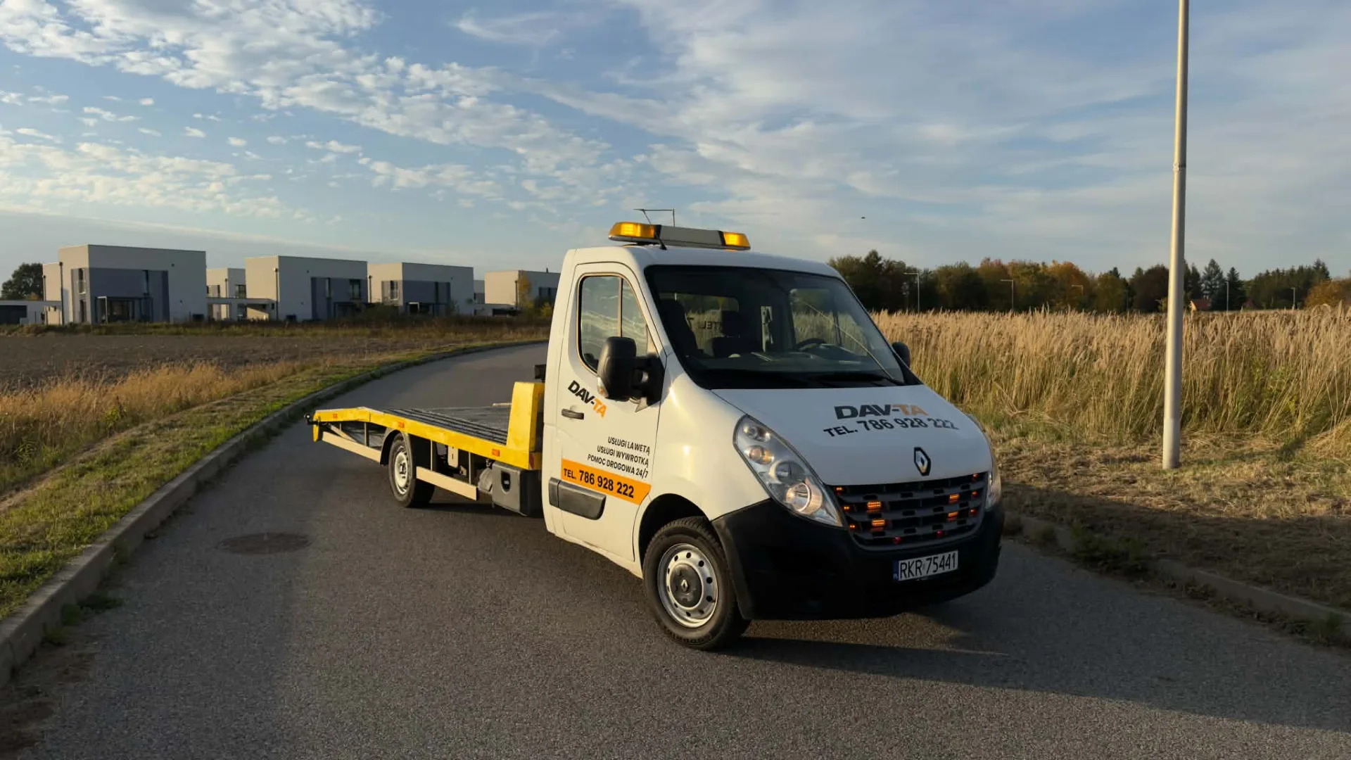 Autolaweta DAV-TA — pomoc drogowa i transport pojazdów w Krośnie